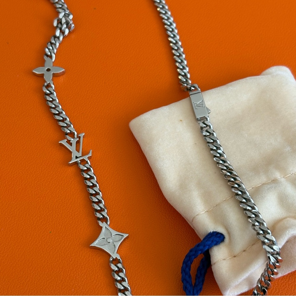 Louis Vuitton Monogram Row Chain Necklace - Picture 14 of 16